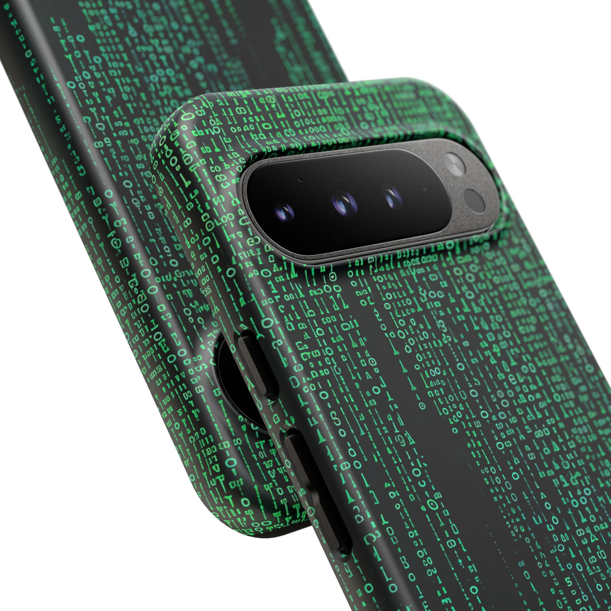 Cyber Green Cascade Google Pixel 9 - Tough Phone Case