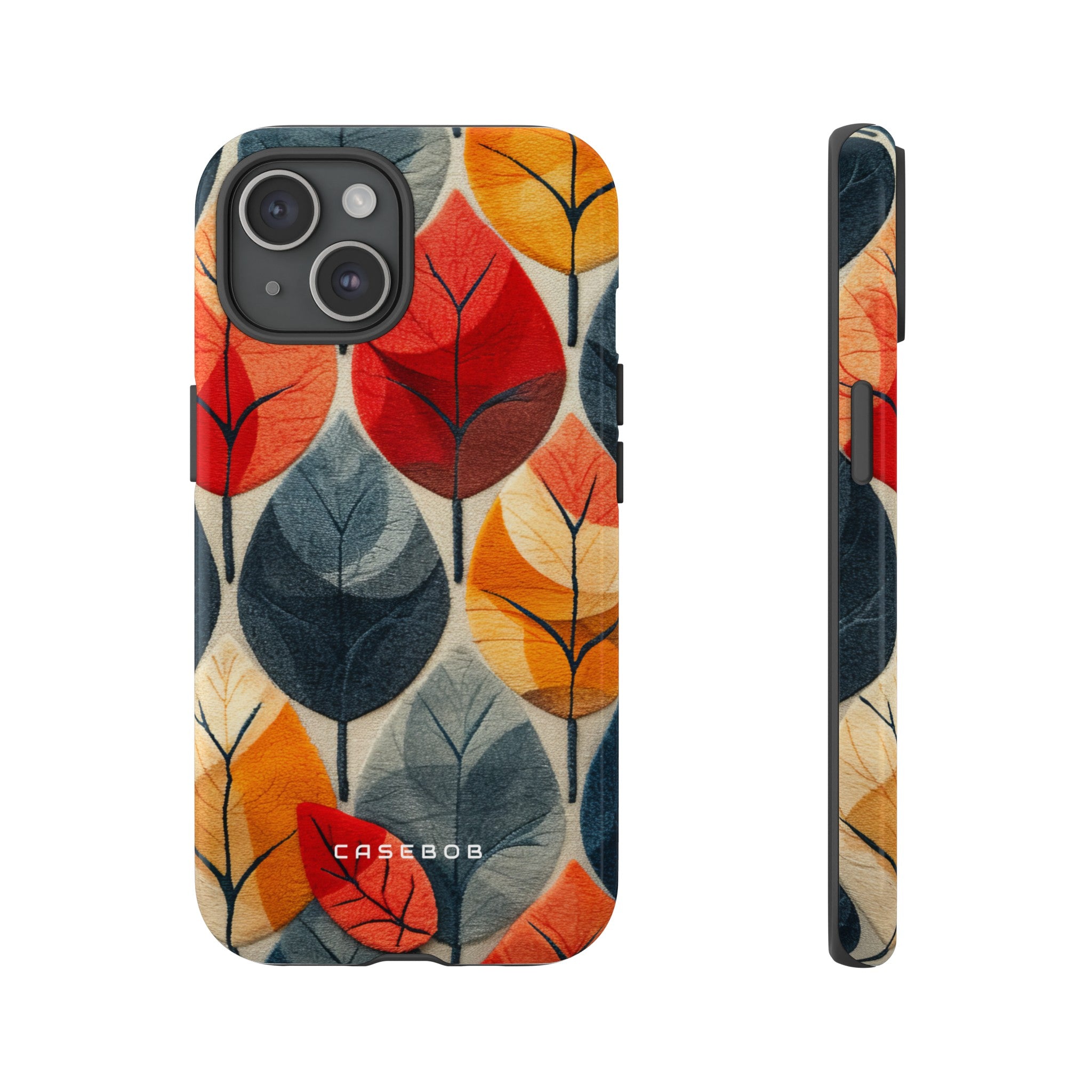 Scandinavian Leafy Serenity - Protective Phone Case