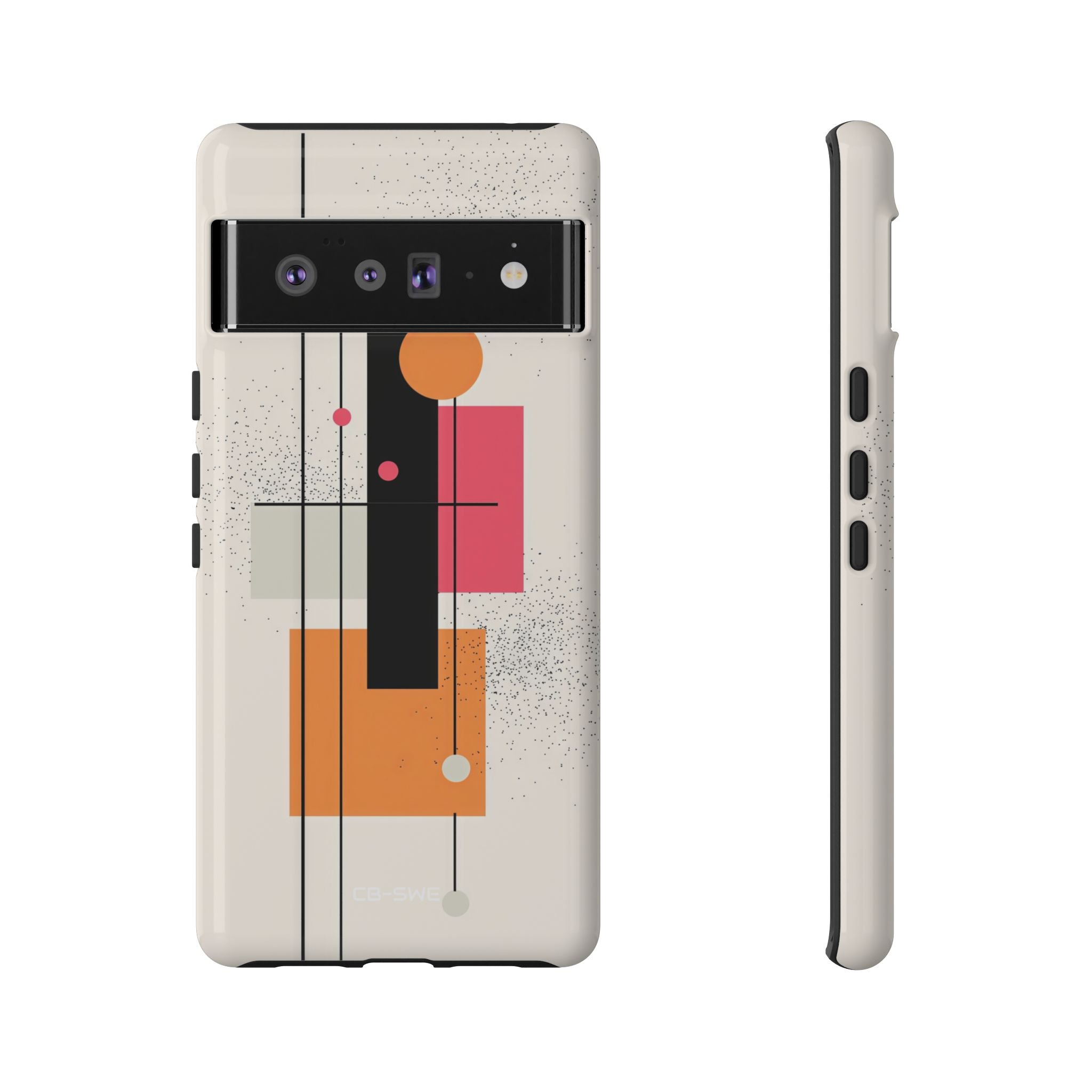 Shapes Dance Playfully - Google Pixel Case