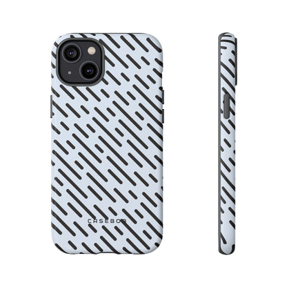 Monochrome Dash - Protective Phone Case