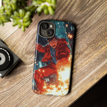 Flames Ignite Action - iPhone Case