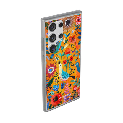 Colorful Birds Bloom Samsung S23 Ultra Case - Soft