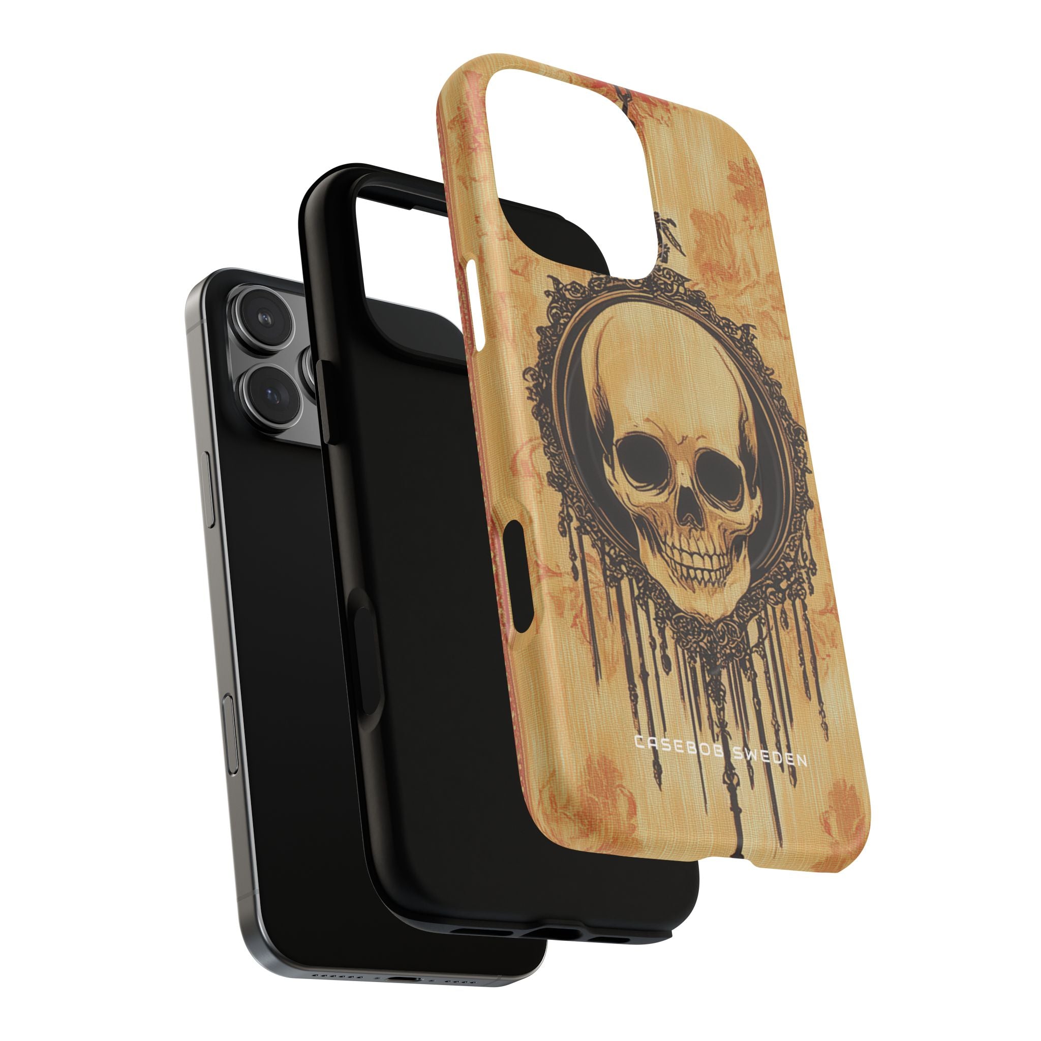 Gothic Skull Elegance iPhone 16 | Tough+ Phone Case