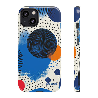 Blue Tranquil Geometry - Protective Phone Case