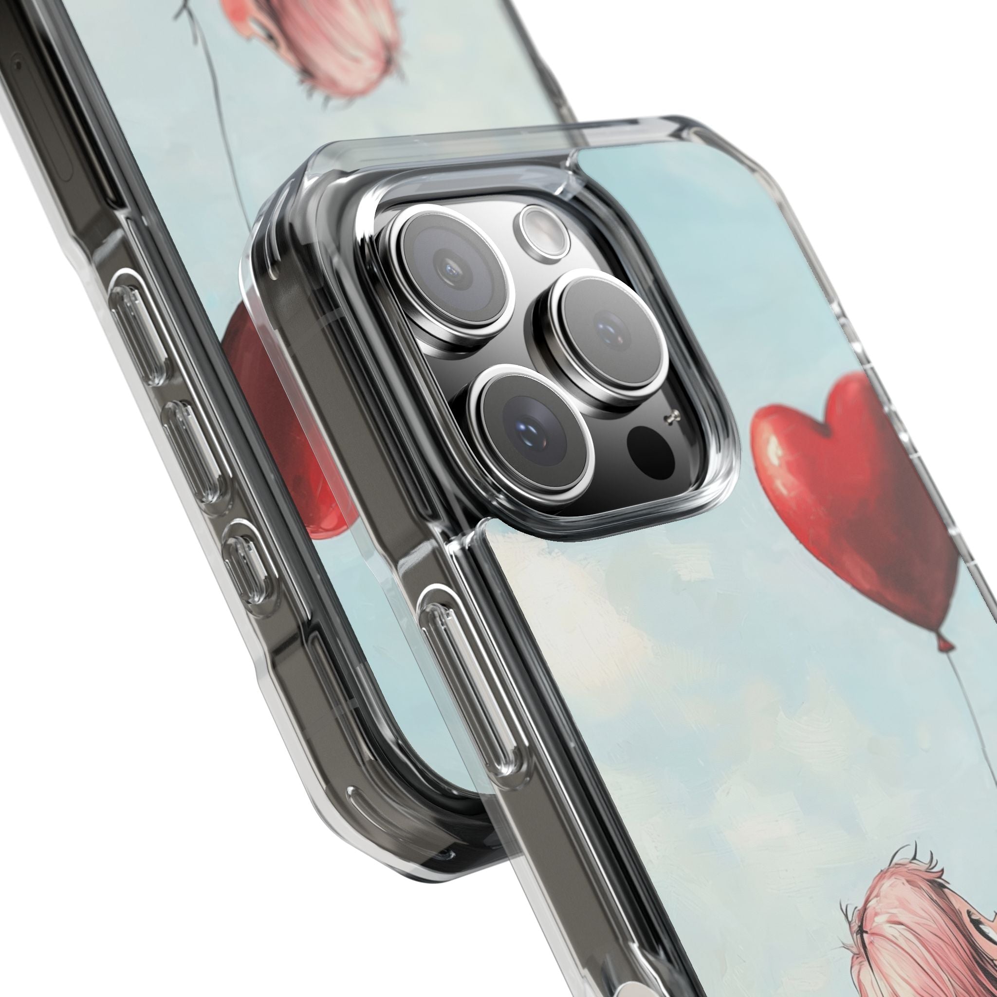 Heart Balloon Glow iPhone 16 Pro Case - Impact