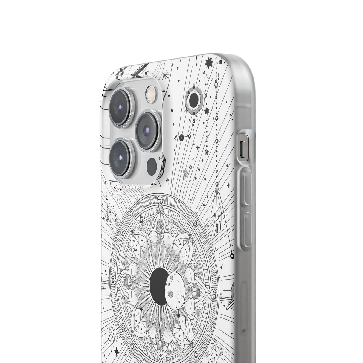 Celestial Mandala Mystique | Flexible Phone Case for iPhone