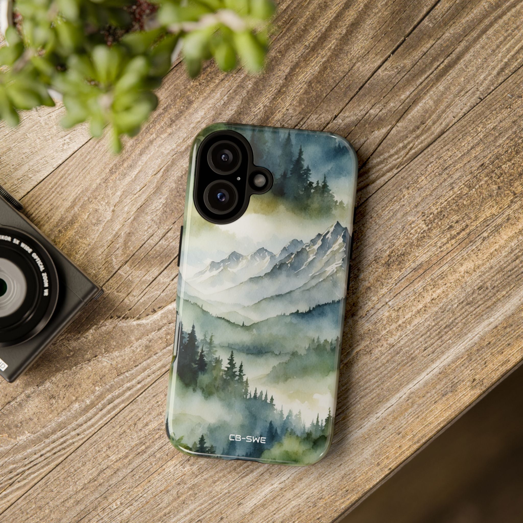 Misty Peaks Emerge - iPhone Case