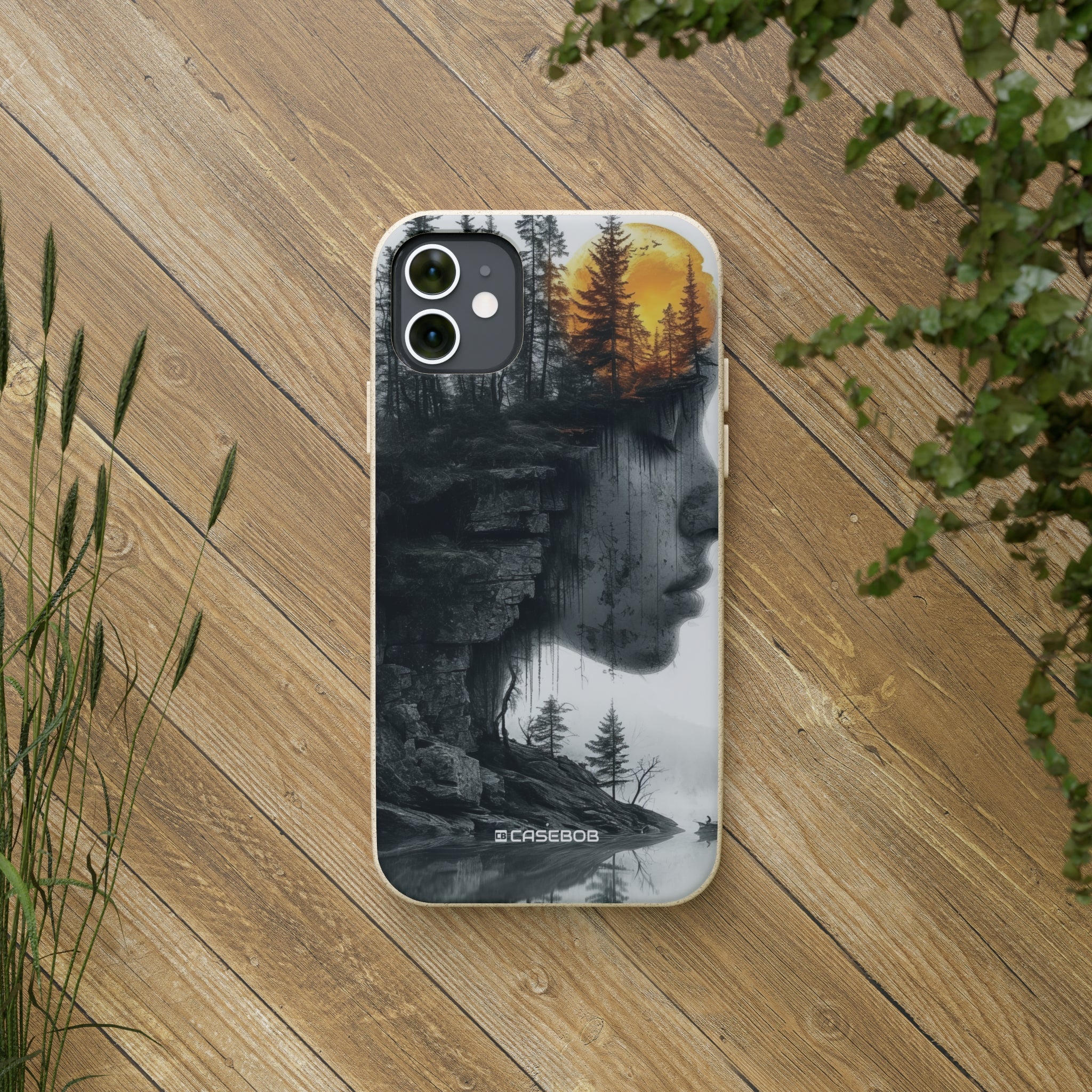 Nature's Reflection | Biodegradable Phone Case