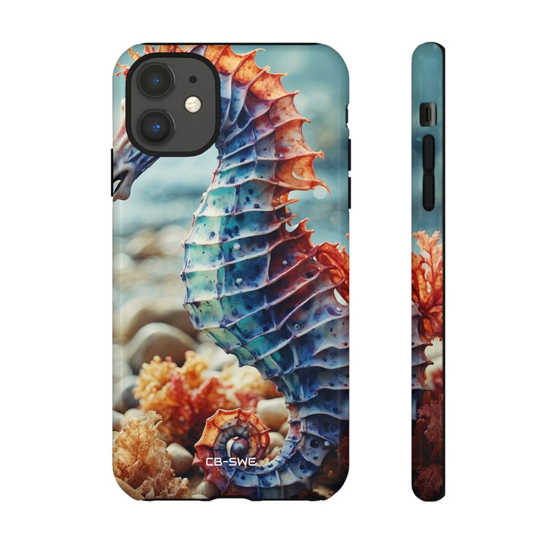 Seahorse Dances Freely - iPhone Case