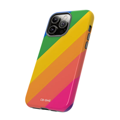 Vibrant Geometric Spectrum - iPhone Case