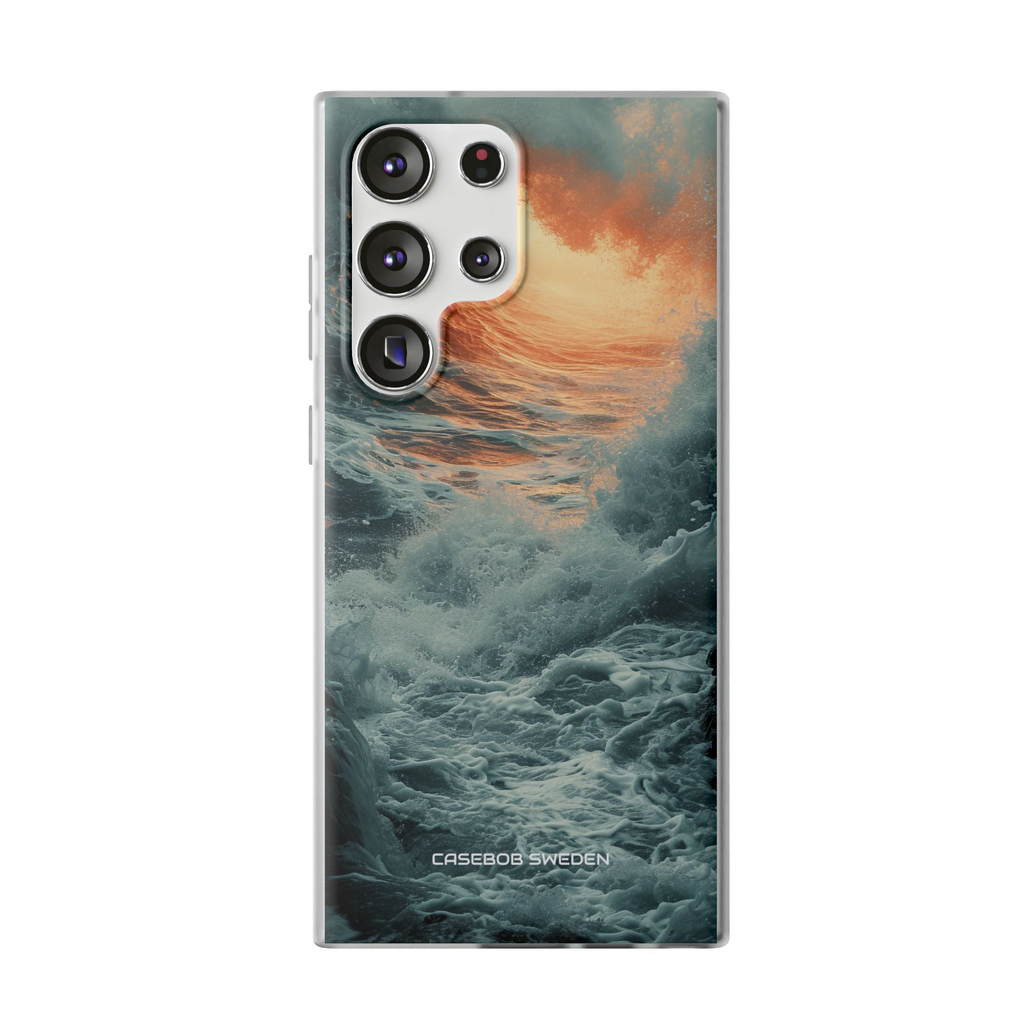 Fiery Wave Power - Flexi Samsung S23 Phone Case