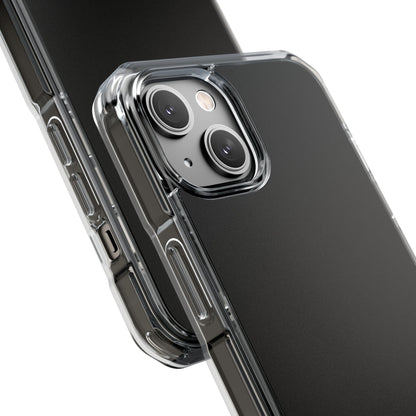 Black - Clear Impact Case for iPhone