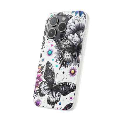 Butterfly Bloom iPhone 15 Pro Case - Soft