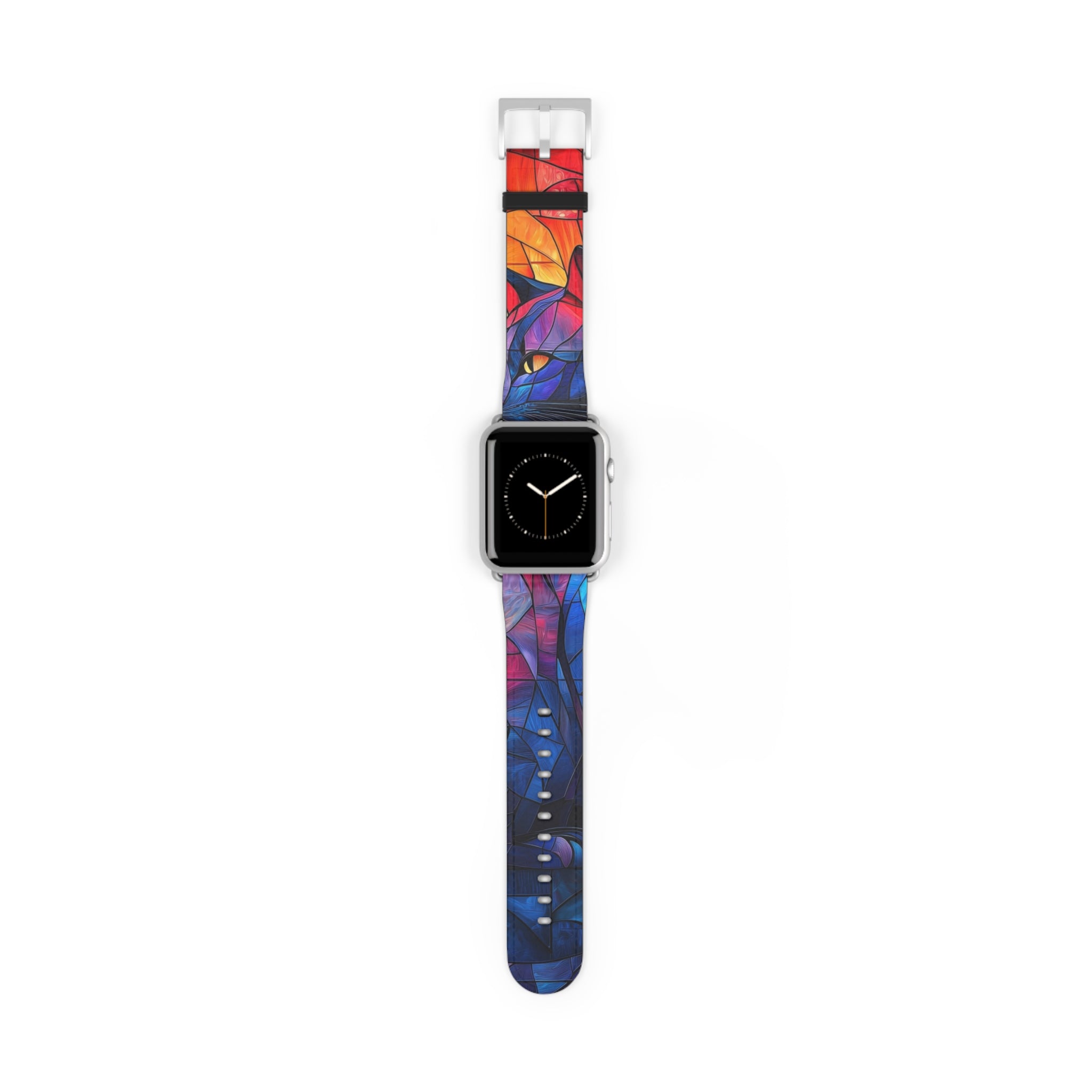 Stained Glass Cat - Watch Band