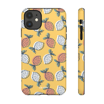Lemons Dance Playfully - iPhone Case