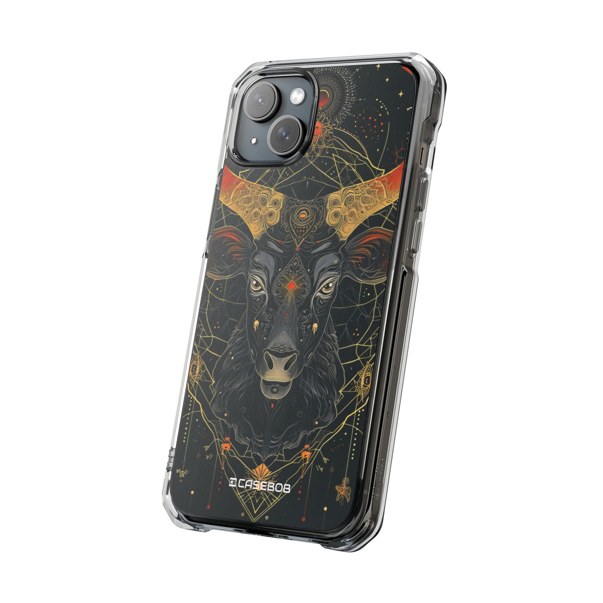 Celestial Taurus Mystique - Phone Case for iPhone (Clear Impact - Magnetic)