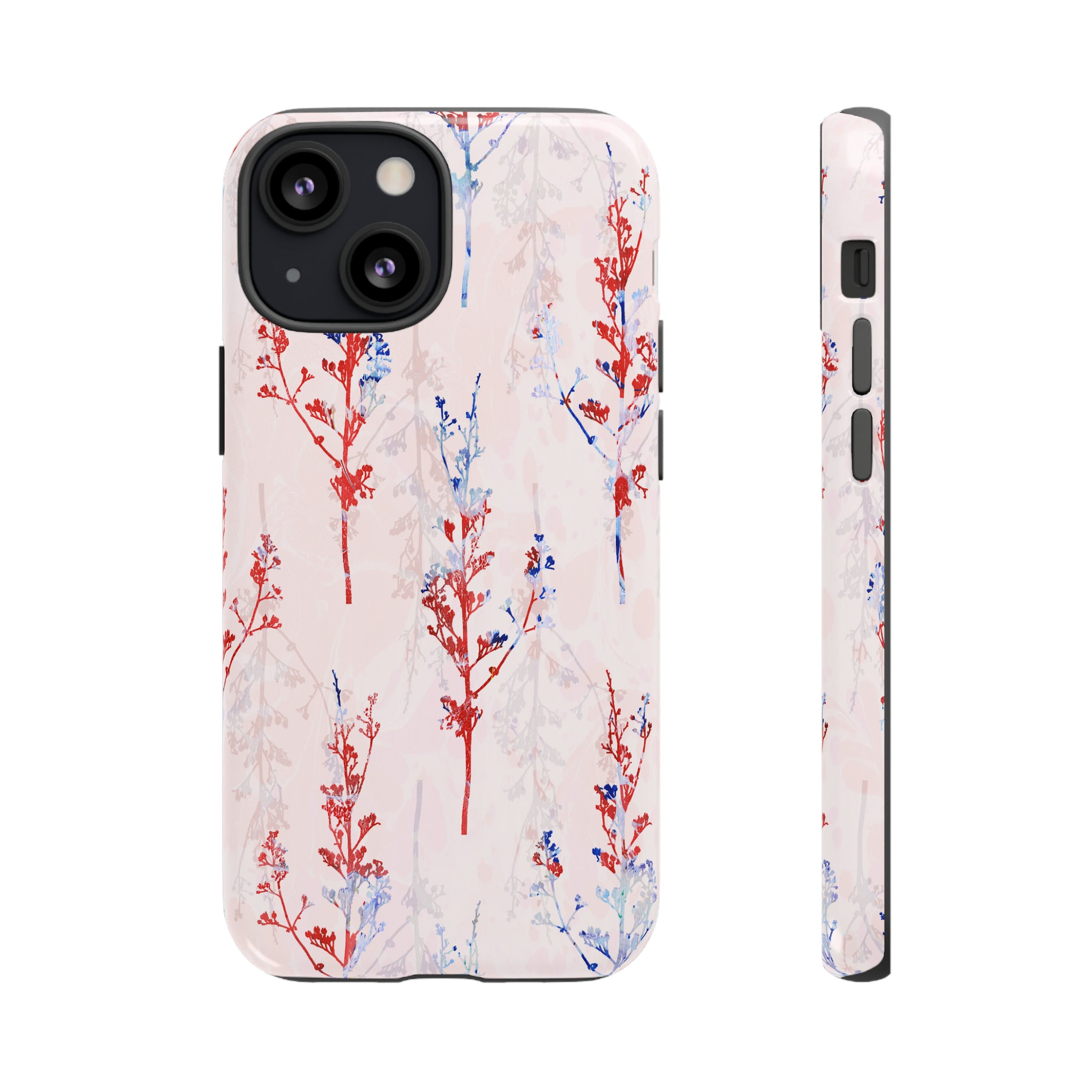 Pink Vintage Flowers - Protective Phone Case