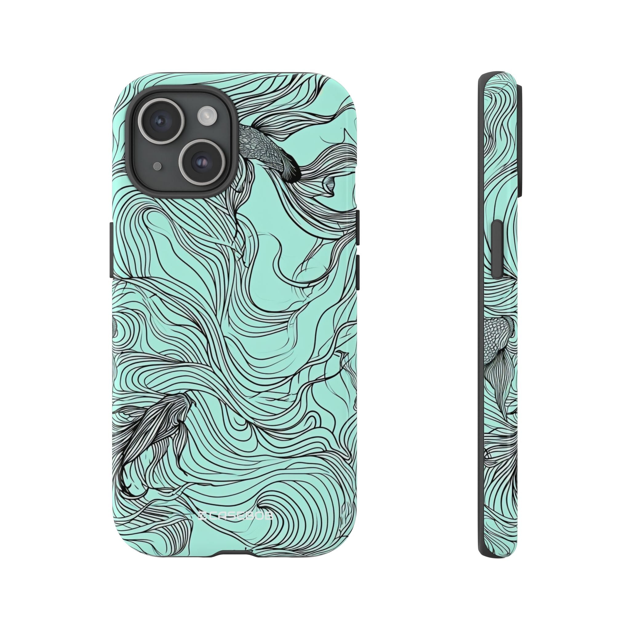 Aqua Serenity | Protective Phone Case for iPhone