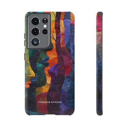 Harmonized Faces and Nature Fusion  Samsung S21 - Tough Phone Case