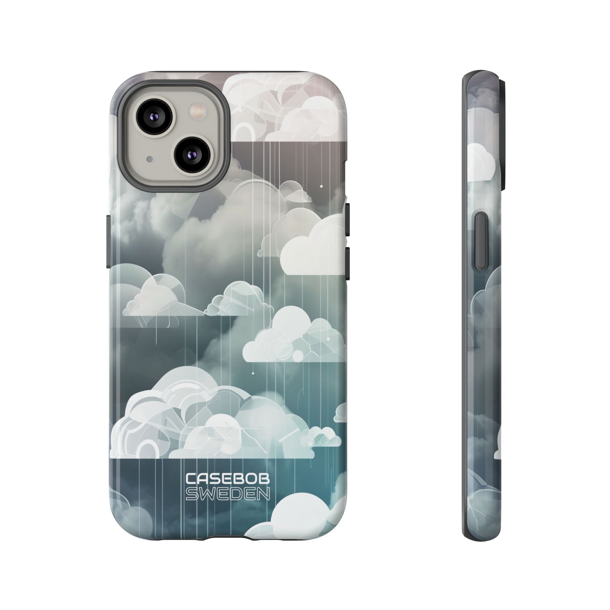 Silver Dream Clouds iPhone 14 - Tough
