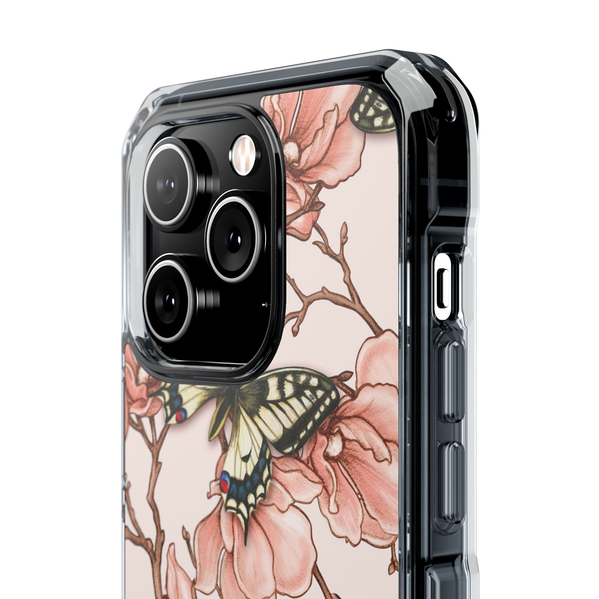 Butterflies and Magnolias Harmony iPhone Case - Impact