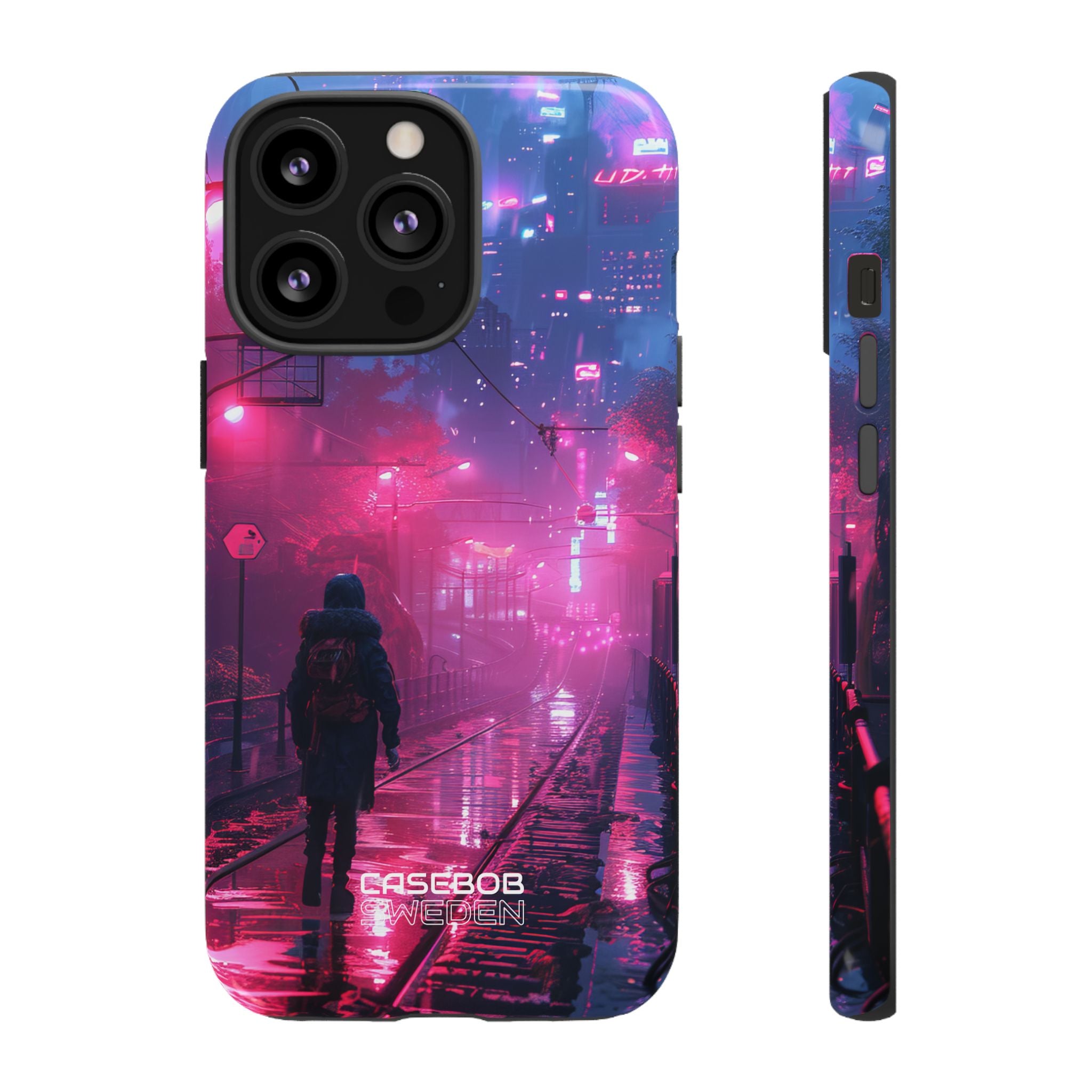 Neon Shadow City iPhone 13 - Tough