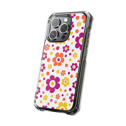 Retro Floral Playfulness iPhone Case - Impact