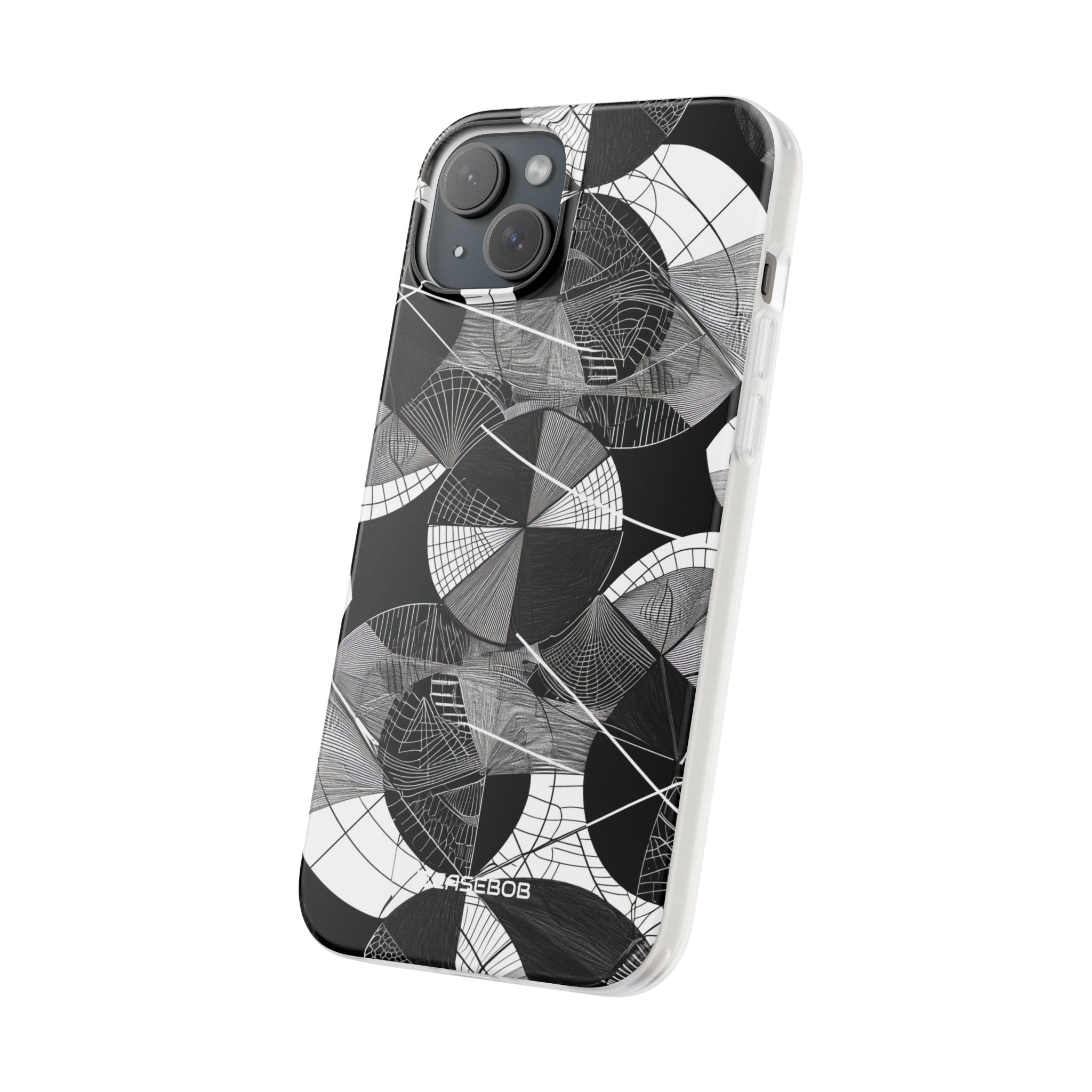 Geometric Elegance | Flexible Phone Case for iPhone