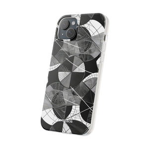 Geometrische Eleganz | Flexible Handyhülle für iPhone