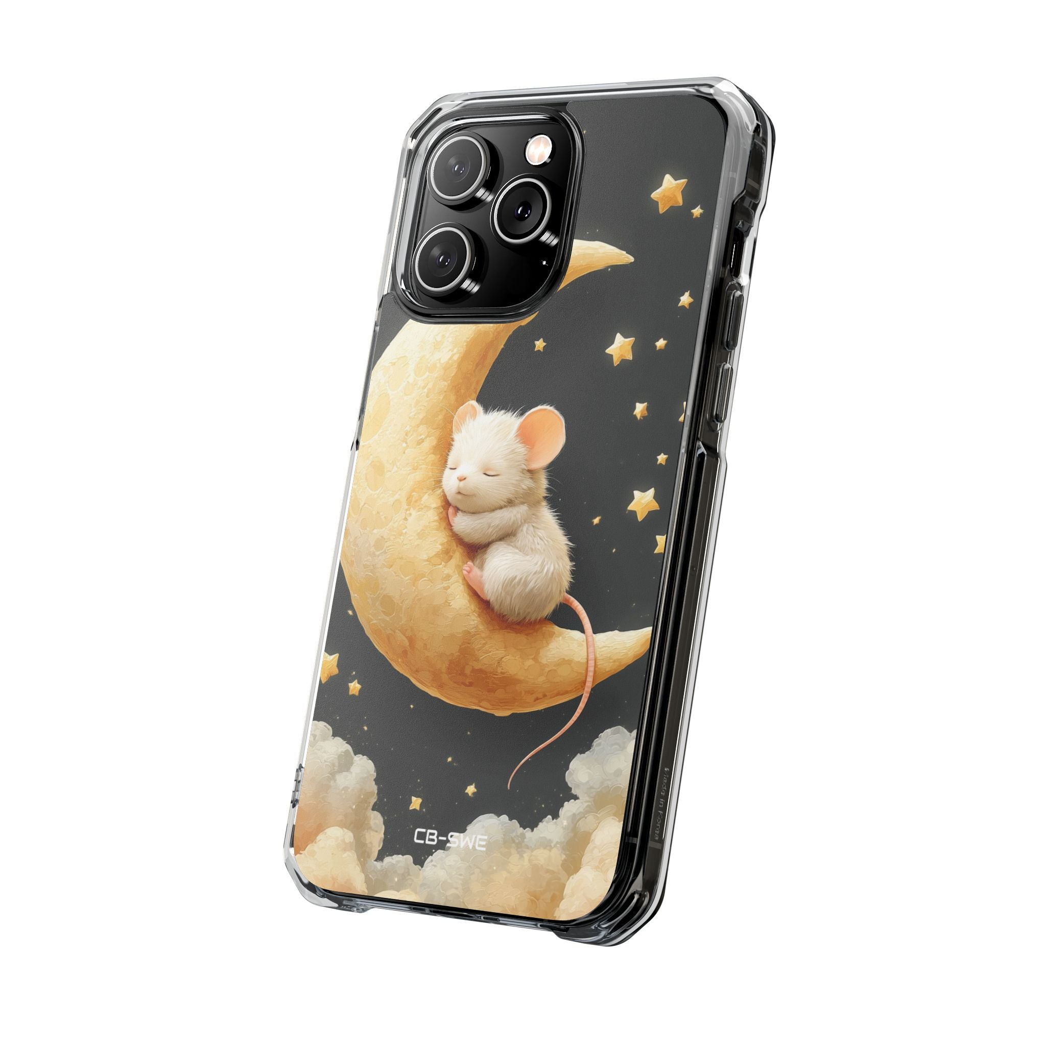 Moon Cradles Mouse iPhone Case - Impact