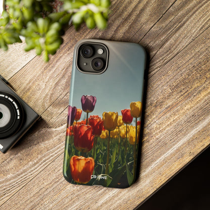 Tulips Embrace Sunlight - iPhone Case