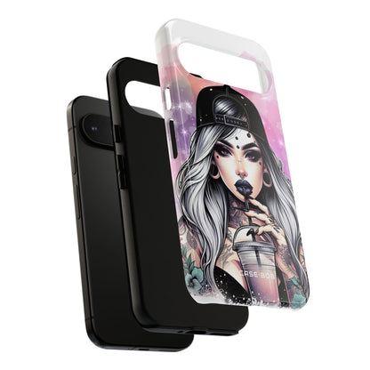 Silver Sip Nebula Google Pixel 9 Pro XL Case - Tough