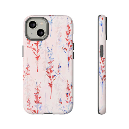 Pink Vintage Flowers - Protective Phone Case