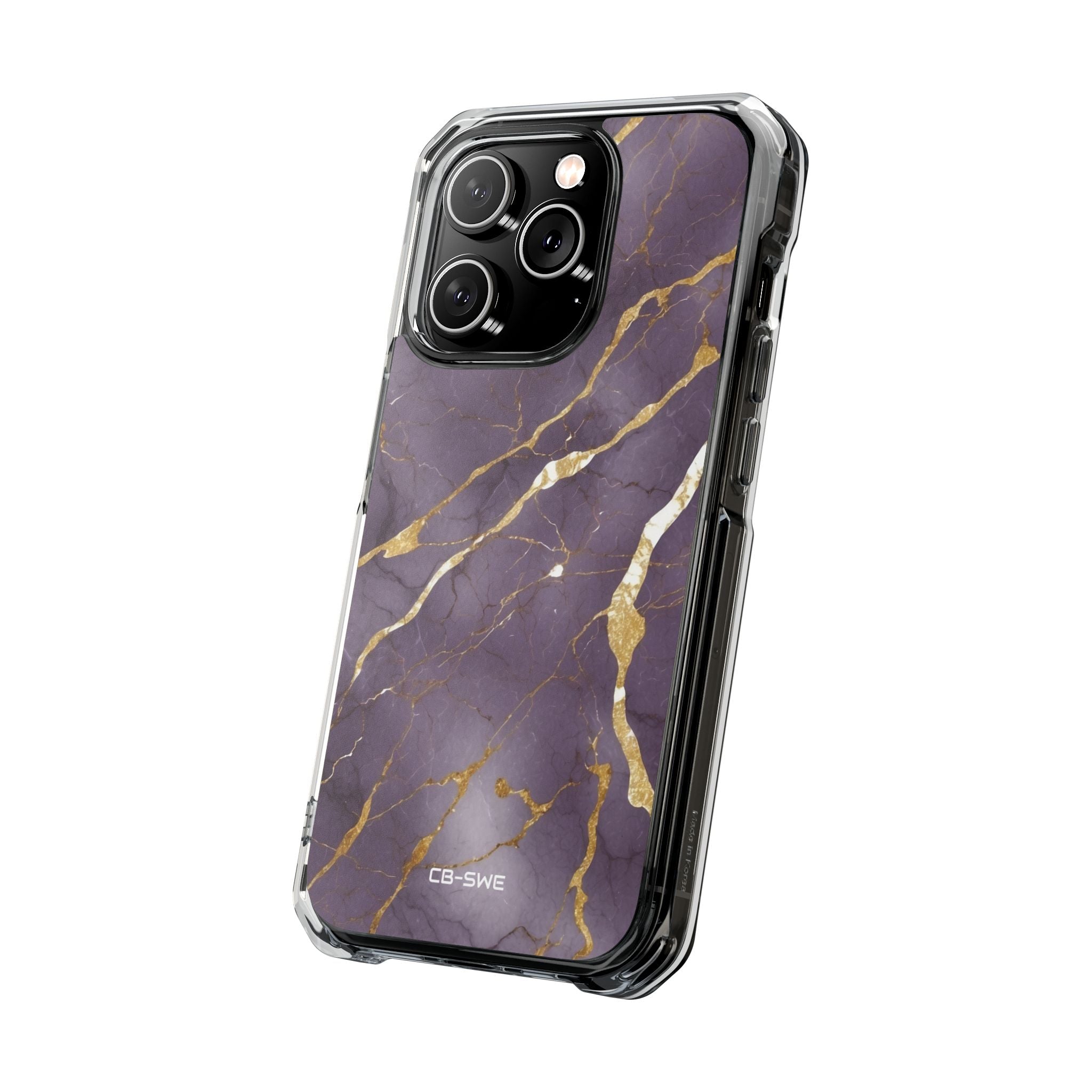 Golden Veins Flowing iPhone Case - Impact