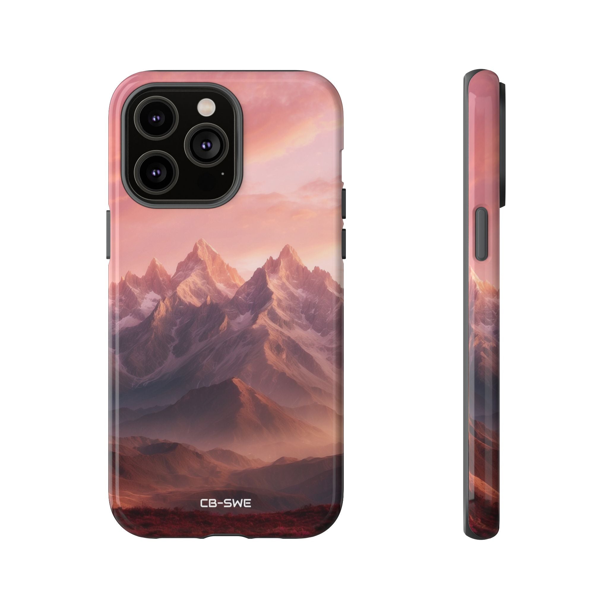 Vibrant Peaks Emerge - iPhone Case
