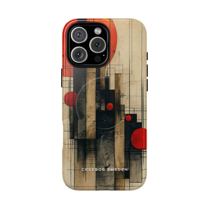 Vintage Geometric Harmony iPhone 16 | Tough+ Phone Case