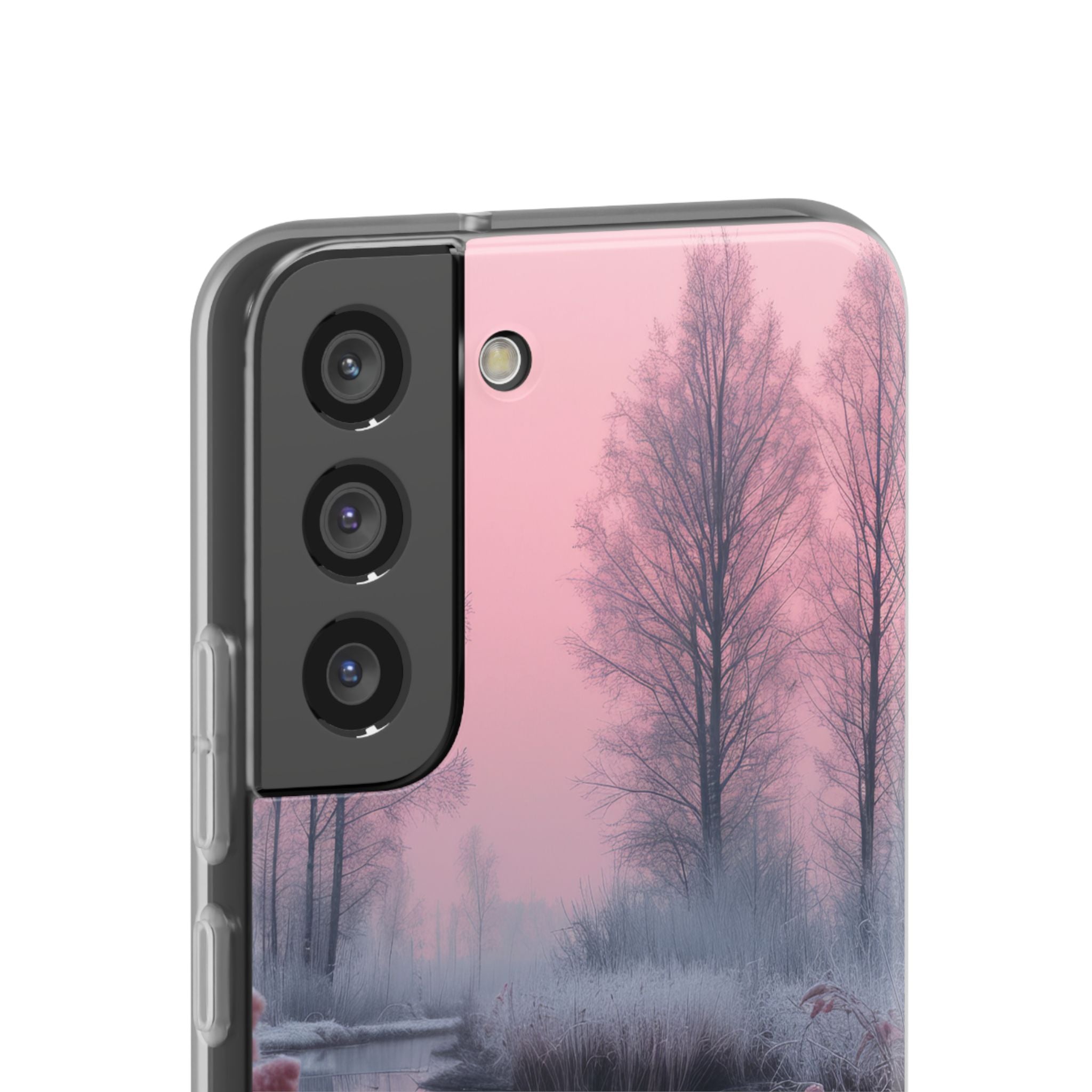 Pink Serenity Case - Flexi Samsung S22 Phone Case