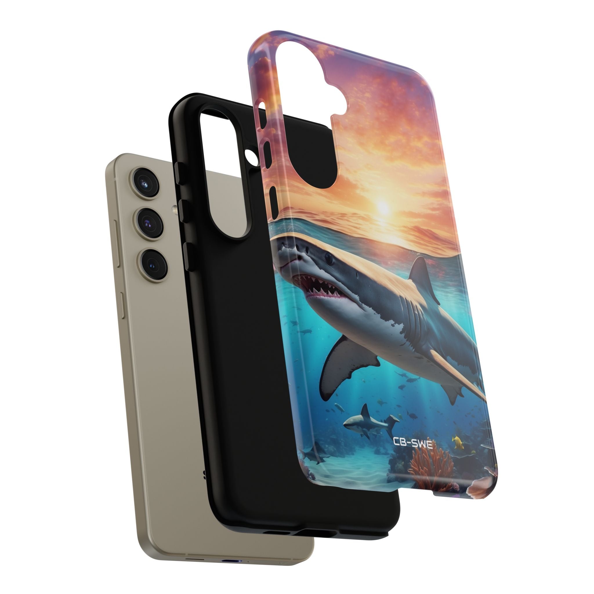 Shark Swims Through - Samsung Case