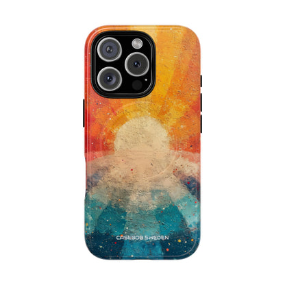 Sunburst Energy - Tough + MagSafe® iPhone 16 Phone Case