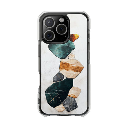Stone Shapes Embrace iPhone Case - Impact