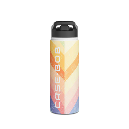 Pastel Rainbow Glow - Stainless Steel Water Bottle