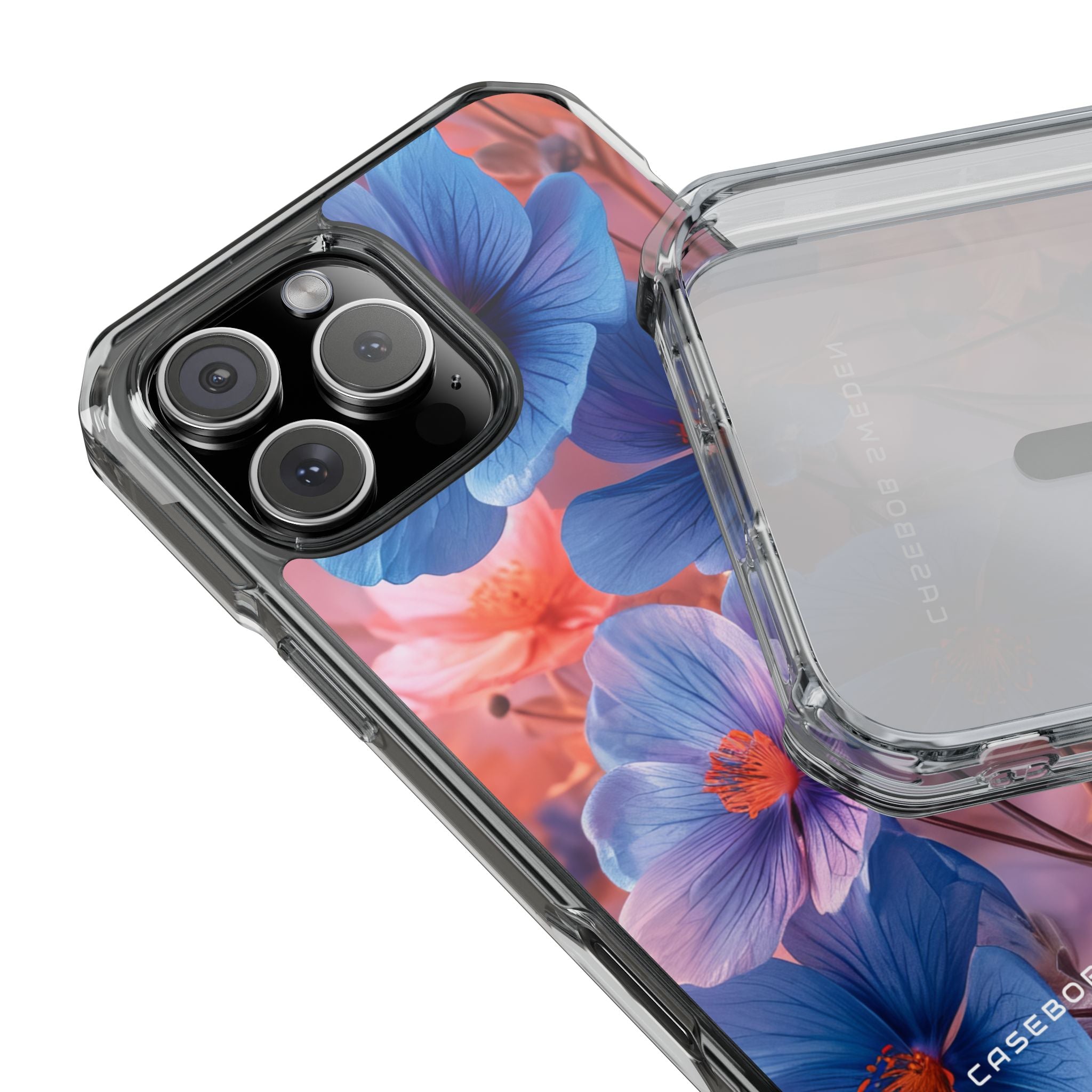 Ethereal Floral Symphony iPhone 16 - Clear Impact Phone Case