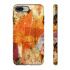 Abstract Orange Art - Protective Phone Case