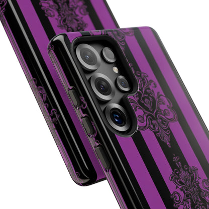Damask Elegance Purple Samsung S25 Ultra Case - Tough