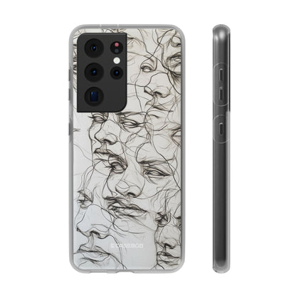 Ethereal Faces | Flexible Phone Case for Samsung Galaxy