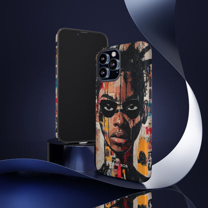 Masked Portrait Drips iPhone 13 Pro Max Case - Tough