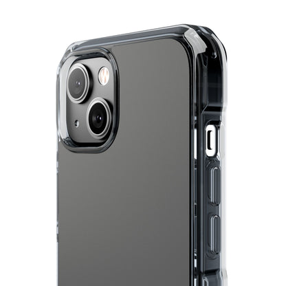 Granite Gray - Clear Impact Case for iPhone