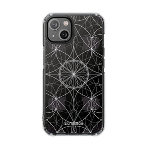 Symmetrische Eleganz – Handyhülle für iPhone (Clear Impact – Magnetisch)