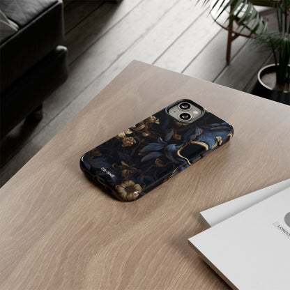 Gothic Floral Skull - iPhone Case