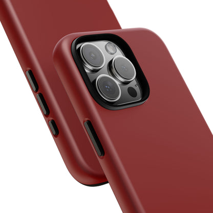 Dark Red iPhone 16 - Tough Phone Case